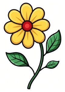 simple flower clipart free 1