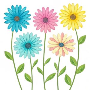 simple flower clipart free 4
