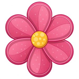 simple flower clipart free 9