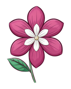 transparent background pink flower clipart 3