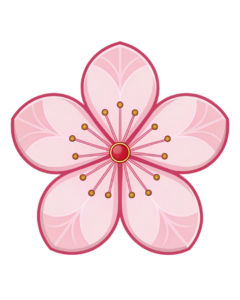 transparent background pink flower clipart 8