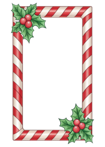 transparent christmas border clipart 4