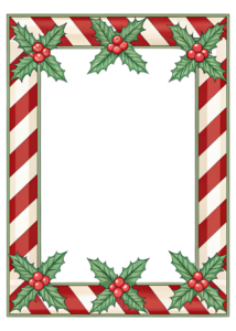 transparent christmas border clipart 5