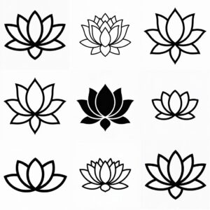 Lotus Flower Clipart feature