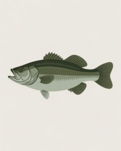 bass fish clipart 10