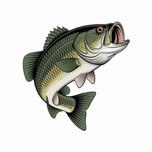 bass fish clipart 13