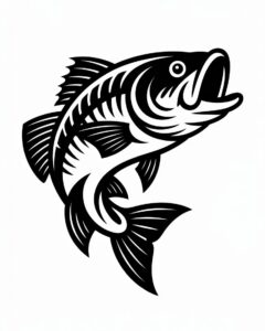 bass fish clipart 15