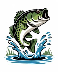 bass fish clipart 2