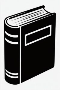 book clipart black and white 15