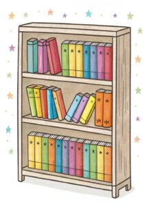 bookshelf clipart 10