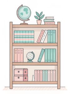 bookshelf clipart 11