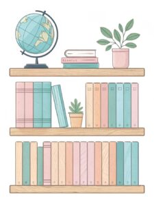 bookshelf clipart 12