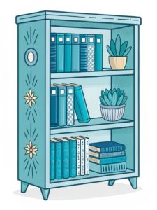 bookshelf clipart 14