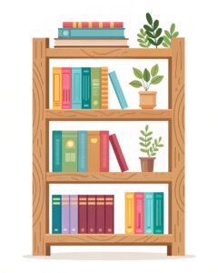 bookshelf clipart 17