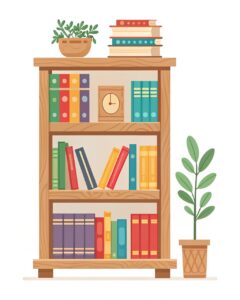 bookshelf clipart 18