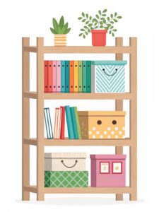 bookshelf clipart 2 1