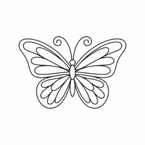 butterfly clipart black and white 7 1