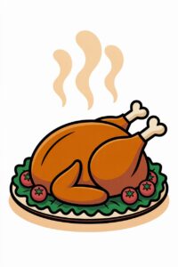 cooked clipart thanksgiving turkey 12