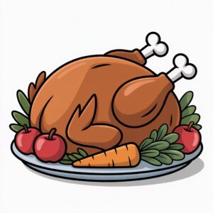 cooked clipart thanksgiving turkey 14
