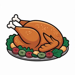 cooked clipart thanksgiving turkey 8