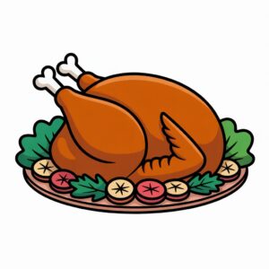 cooked clipart thanksgiving turkey 9