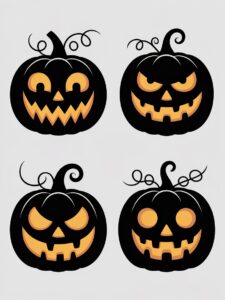 cute halloween clipart black and white 12 1