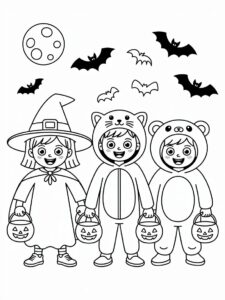 cute halloween clipart black and white 15 1