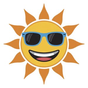 cute sunshine clipart 10