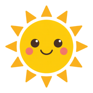 cute sunshine clipart 14