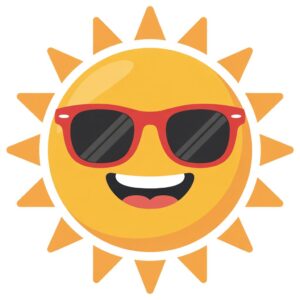 cute sunshine clipart 5