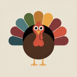 cute thanksgiving turkey clipart 10