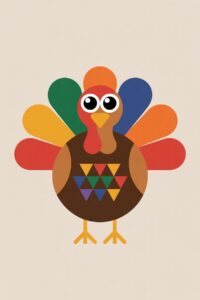 cute thanksgiving turkey clipart 11