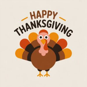 cute thanksgiving turkey clipart 14