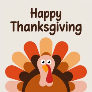 cute thanksgiving turkey clipart 15