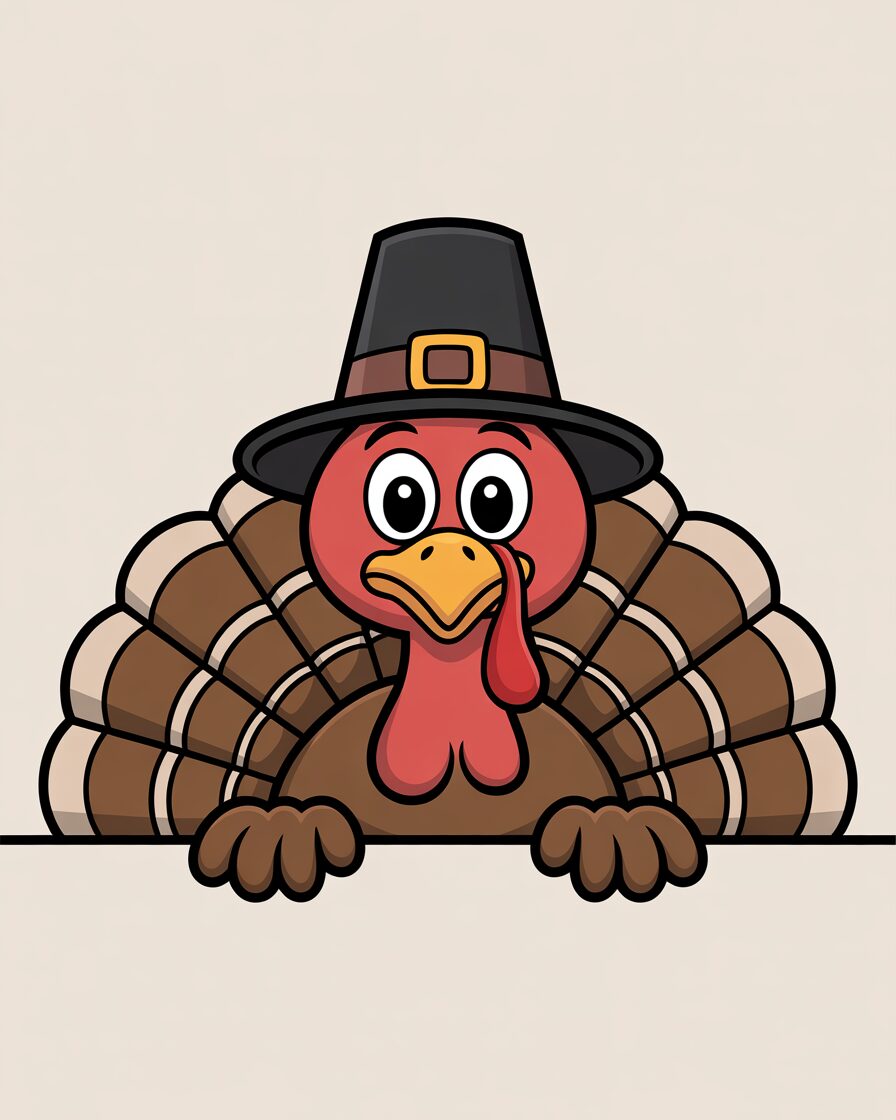 30 Cute Turkey Clipart Free to Download