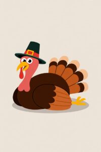 cute turkey clipart 13
