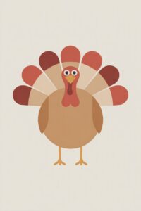 cute turkey clipart 8