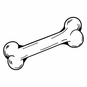 dog bone clipart 10