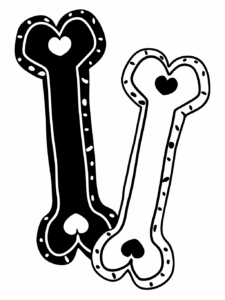dog bone clipart 12