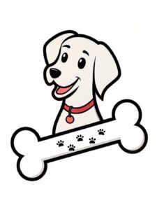 dog bone clipart 2