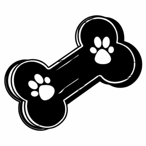 dog bone clipart 3