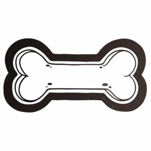 dog bone clipart 8