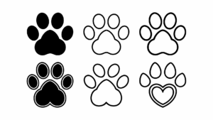 dog paw clipart 12