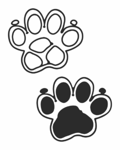 dog paw clipart 14