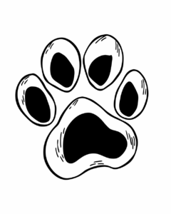 dog paw clipart 6