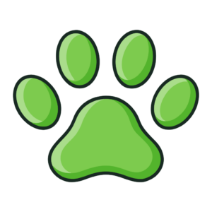 dog paw print clipart 12