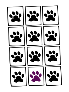 dog paw print clipart 9