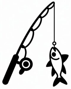fishing pole clipart 1