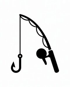 fishing pole clipart 10