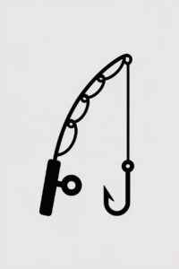 fishing pole clipart 13